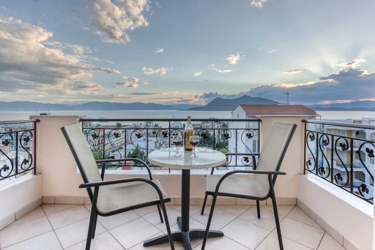 Niovi Luxury Apartments Loutrá Edipsoú Eksteriør bilde